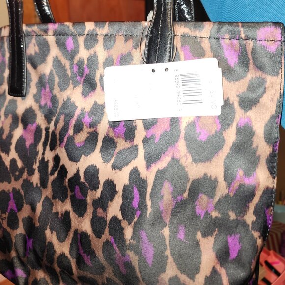 Coach ocelot purple lepord print bag NWT - Picture 7 of 7